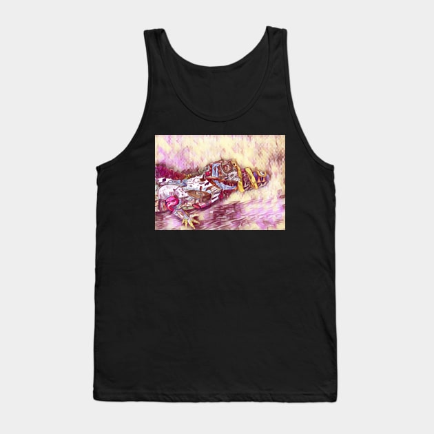 Crocodile 16 Tank Top by Mr. Leon Artwork